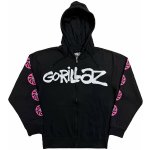 Gorillaz mikina , Repeat Pazuzu Zipped Charcoal Grey – Zboží Dáma