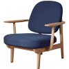 Křeslo Fritz Hansen Lounge chair JH97 dark blue