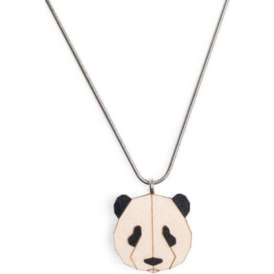 BeWooden Dámský dřevěný přívěsek na krk Panda Pendant AP12 – Zboží Mobilmania