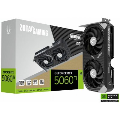 Zotac GeForce RTX 5060 Ti Twin Edge OC 16GB GDDR7 ZT-B50620H-10M – Hledejceny.cz