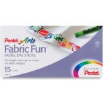Voskovky na textil Pentel Arts 15 barev – Zbozi.Blesk.cz