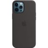 Pouzdro a kryt na mobilní telefon Apple Apple Silikonový Kryt vč. Magsafe pro iPhone 12 Pro Max Black MHLG3ZE/A