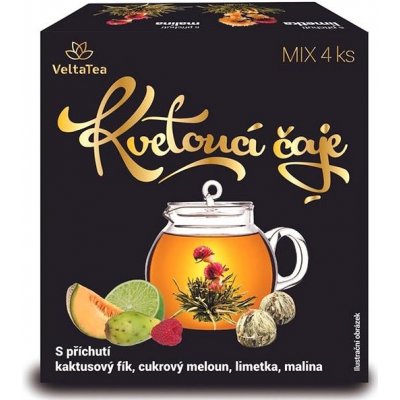 Velta Tea bílý kvet.čaj MIX SILVER 4 ks