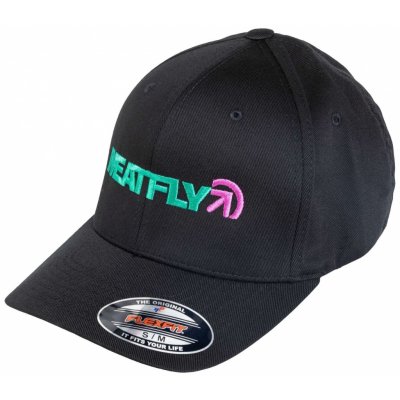 Meatfly Zedd Flexfit Turquoise Black Černá – Zboží Mobilmania