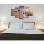 Hanah Home Vícedílný obraz Beach 92 x 56 cm – Sleviste.cz