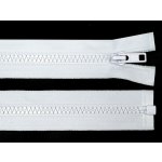 Kostěný zip šíře 5 mm délka 55 cm (bundový) - 101 bílá – Hledejceny.cz