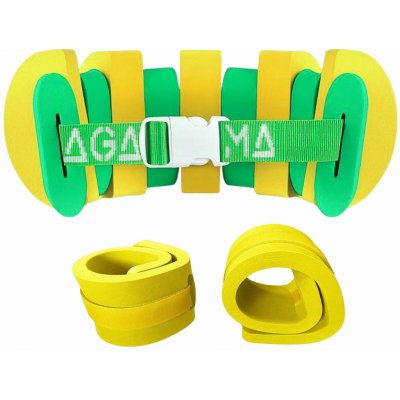 Agama SWIM žlutá zelená + rukávky Agama EVA 7 dílů do 14 kg – Sleviste.cz