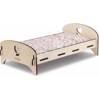 Wooden Bed Floral Corolle pro 30–36 cm panenku