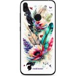 Pouzdro Mobiwear Glossy Huawei Y7 2019 - G017G Pírka a květy