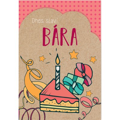 Albi Jmenné přání - Bára – Hledejceny.cz