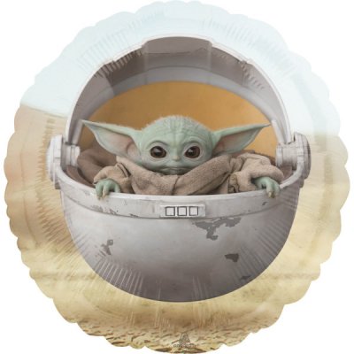 Foliový balonek Star Wars Mandalorian Baby yoda Grogu 43 cm