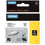 DYMO plochá smršťovací bužírka RHINO D1 12 mm x 1,5 m, černá na bílé, S0718300 – Zboží Živě