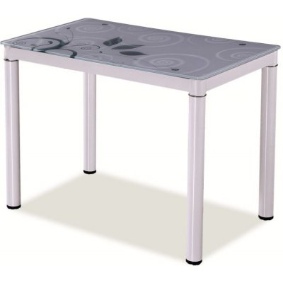 VENETI Malý jídelní stůl HAJK 1 - 100 x 60, bílý – Hledejceny.cz