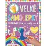 Velké samolepky a omalovánky pro malé ruce Jednorožci – Hledejceny.cz