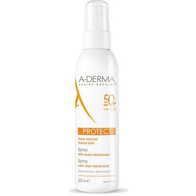 A-Derma PROTECT Sprej s fluidní texturou pro snadné nanášení SPF50+ 200 ml – Zbozi.Blesk.cz