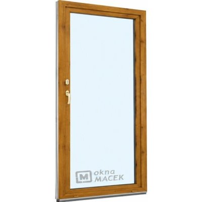 Kömmerling balkonové dveře 70 AD OS levé winchester/bílá 80 x 200 cm oboustranná klika + FAB + hliníkový práh – Hledejceny.cz