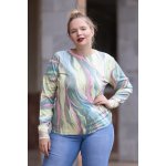 Dámský svetr PAINT Šedá – Zboží Mobilmania