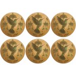 PokojovaDekorace.cz Korkové podtácky 545 průměr 10,5cm 6 ks – Zboží Dáma