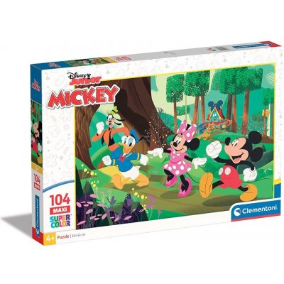 Clementoni Maxi Disney Mickey a přátelé 104 dílků