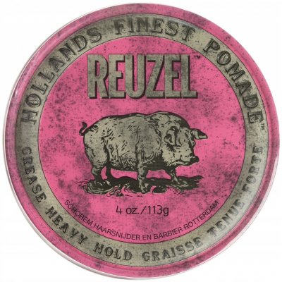 Reuzel pomáda na vlasy Pink Grease Heavy Hold Piglet 113 g – Sleviste.cz