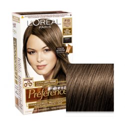 L'Oréal Féria Preférence P10 světle čokoládově hnědá barva na vlasy -  Nejlepší Ceny.cz