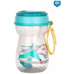 Canpol babies hrníček se slámkou a závažím pejsek tyrkysový 350 ml – Zboží Dáma
