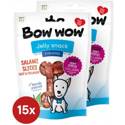 Mira Mar Bow Wow Salámová kolečka Hovězí a kolagen 80 g – Hledejceny.cz
