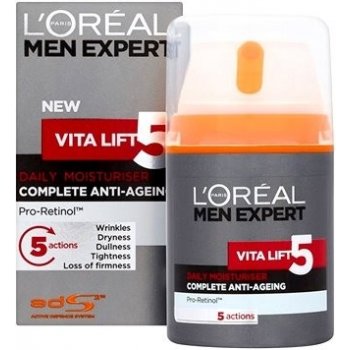 L'Oréal Vitalift hydratační krém pro zpevnění pleti pro muže 50 ml