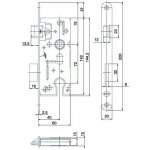 Hobes K 105 PZ 72/60mm P/L – Hledejceny.cz