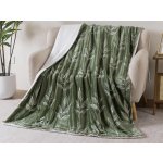 Xpose Mikroplyšová deka ROSTLINY s beránkem Mikroplyš s beránkem 140x200 – Zboží Dáma