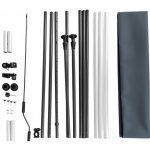 Aga Teleskopická markýza 350x120 cm Šedá – Hledejceny.cz