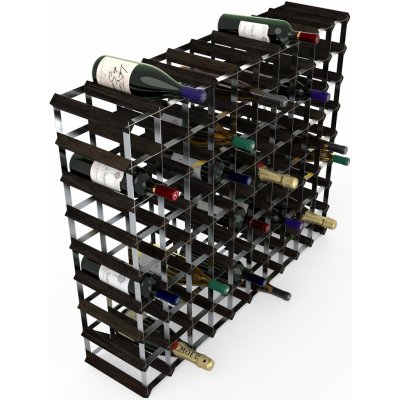 RTA Stojan na víno RTA na 90 lahví, černý jasan - pozinkovaná ocel / rozložený, WINE0077