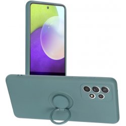 Pouzdro Forcell SILICONE RING Samsung Galaxy A52 5G / A52 LTE 4G / A52S zelené zelené