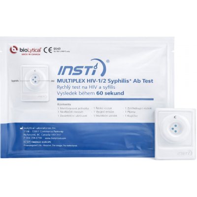 INSTi 2v1 test na infekci HIV a syfilis – Sleviste.cz