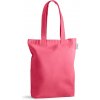 Nákupní taška a košík MERIDA Taška s recyklovanou bavlnou Růžová