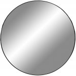 Nordic Living Černé kulaté závěsné zrcadlo Vincent 100 cm – Hledejceny.cz