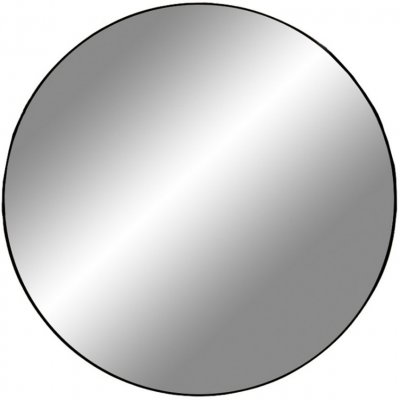 Nordic Living Černé kulaté závěsné zrcadlo Vincent 100 cm – Hledejceny.cz