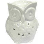 AromaFactory Sova Bílá Keramická Aroma Lampa 7 x 10 cm – Hledejceny.cz