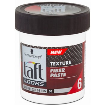 Taft Looks Carbon Force tvarující vláknitá pasta na vlasy 130 ml