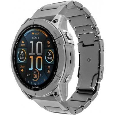 FIXED Titanium Strap pro Garmin QuickFit 22mm, přírodní titan FIXTST-QF22MM-NT – Hledejceny.cz