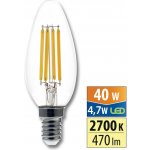 MCLED žárovka LED 4,7W-40 E14 470lm 2700K 320° teplá bílá ML-323.032.87.0 – Zboží Živě
