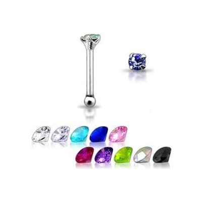 Šperky4U stříbrný piercing do nosu kamínek N01003-AB – Zbozi.Blesk.cz