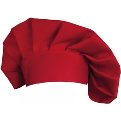 Cg Workwear Šéfkuchařská čepice 03200-01 Red univerzální – Zboží Dáma