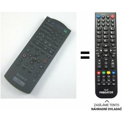 Dálkový ovladač Predátor Sony SCPH-10420 PS2 & V9 – Hledejceny.cz