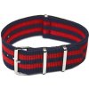 Řemínek k hodinkám NATO Strap Modrá / červená NTS027 šíře