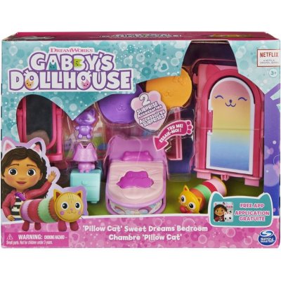 Spin Master Gabby's Dollhouse Deluxe Ložnice sladkých snů – Zboží Dáma