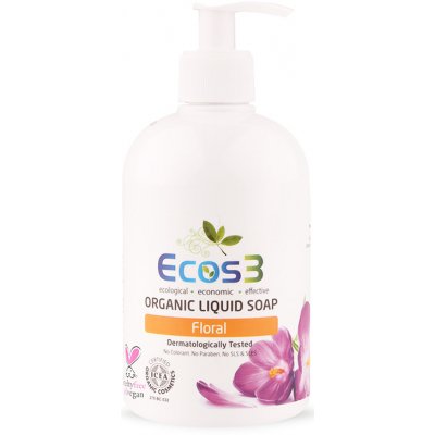 ECOS3 Floral organické tekuté mýdlo 500 ml