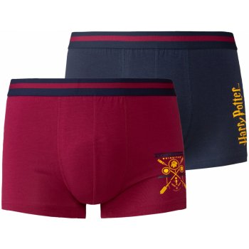 Pánské boxerky,2 kusy červená / navy modrá