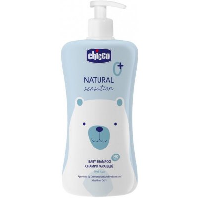 CHICCO Šampon Natural Sensation s aloe 500 ml, 0m+ – Sleviste.cz