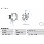 Generátor BOSCH 0 986 049 020